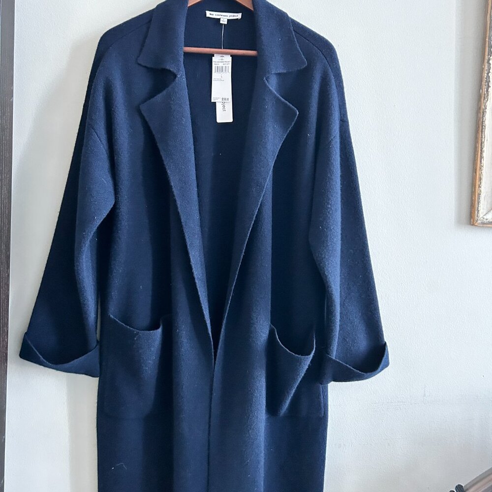 100% Cashmere Double Knit Jacket  / Robe - Housecoat